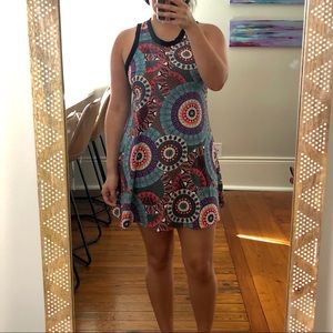 [GB] neon geometric dress